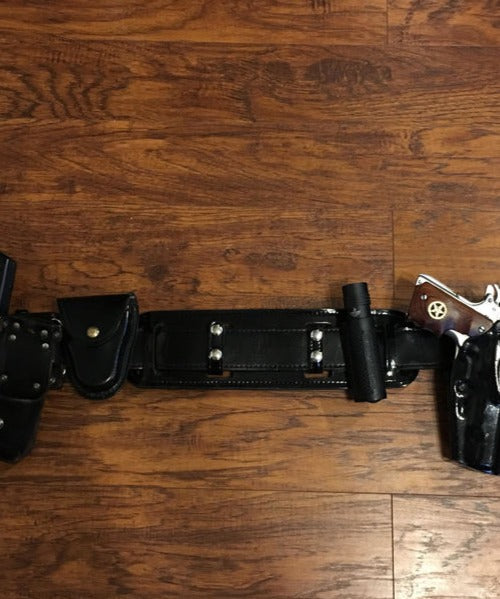 BackUpBrace Duty Belt Back Support Patent Leather Finish