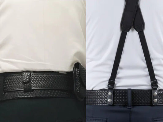 Side by side view of BackUpBrace vs Suspenders