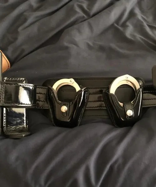 BackUpBrace Patent Leather Duty Belt Back Support Customer Image