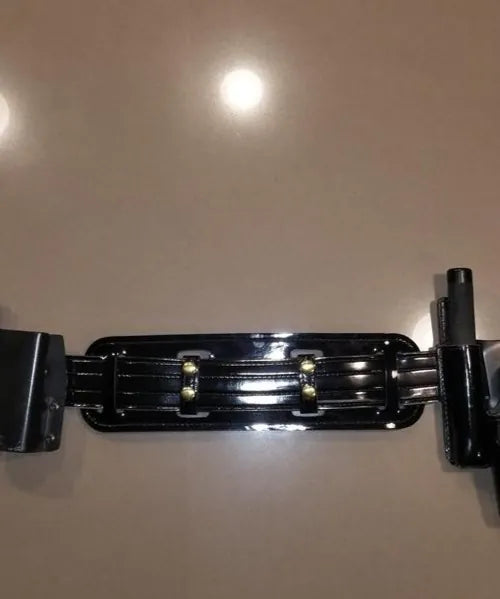 BackUpBrace Patent Leather Duty Belt Back Support Customer Image