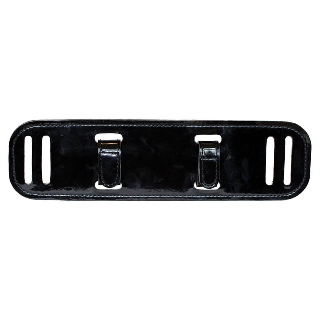 BackUpBrace Patent Leather Back Support with Belt Keepers - BackUpBrace.com - 1